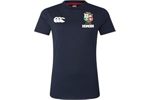 Canterbury Leones Británicos E Irlandeses de Algodón Camisa Mujer (Pack de 1)