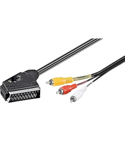 TechSide Cavo RCA AV 1,2 M – Maschio-Maschio (Giallo, Bianco, Rosso) – Per Grabber, Easycap, VHS, TV - 4