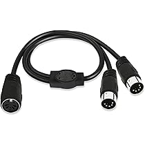 Cavo MIDI DIN 5 Pin Maschio-Femmina 50cm - Per Tastiere, Sintetizzatori E Chitarre - Foto 2