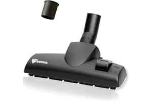 Wessel-Werk Alemania Cepillo aspiradora Universal Boquilla aspiradora 35/32mm para Suelos Duros alfombras eficiencia energética silencioso Compatible con Rowenta Bosch Kärcher Cecotec Eureka Nilfisk