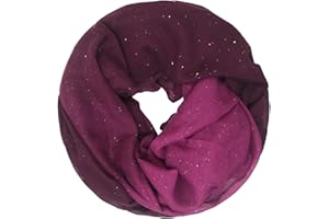 Gloop - Sciarpa da donna, leggera, a tubo, in diversi colori