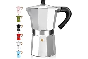 DITOSH 14 Tasse Aluminum Espresso Stovetop Moka Pot Express Coffee Maker Percolator Italian Classic Mocha Coffee Machine for Italian and Cuban Cafe Brewing for Home & Camping 700ml 23oz