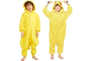 LXWINNER Kinder Unisex Jumpsuits,Kinder Tier Flanell Strampler Overall,Unisex Erwachsene Kinder Pyjamas Jumpsuit,Cartoon Kostüm Onesie Jumpsuit Tier Relax Kostuem Kind Pyjama Halloween Schlafanzug Cosplay