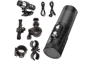 TKMARS Action Camera, 1080P Wifi Helmet Camera Electronic Image EIS Stabilization and Waterproof 1600 mAh Long-lasting Battery Life Motorbike Bike Helmet Camera TF Supports 265G for Climbing Riding