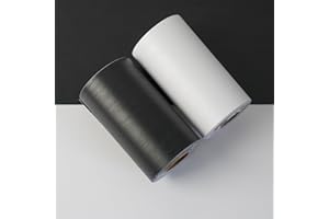 Trimold Frise de papier peint à décoller et coller pour salle de bain et cuisine - Ruban adhésif en grain de bois noir - Bordure miroir (10 x 9,9 cm)