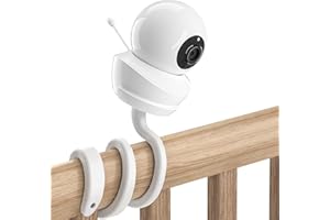 AKOEMXEEO Monitor Halterung für Babysense Babyphone S2/V43, Flexibel Babyphone Kamera Mount für Babysense Video Baby Monitor, Babyfon Halter Clip Holder für Babybett