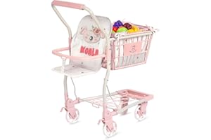 DE CUEVAS TOYS Caddie de Supermarché Koala avec Accessoires et Porte-bébé DeCuevas 52179