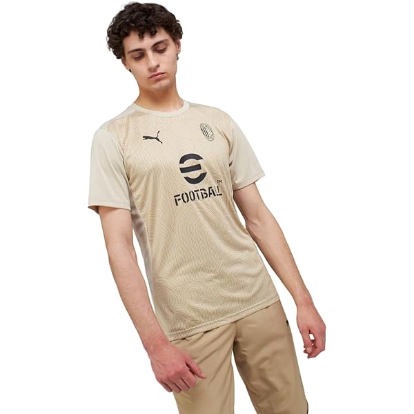 Felpa AC Milan Con Colletto - Unisex, Cotone E Poliestere, Logo Rossonero - Foto 9