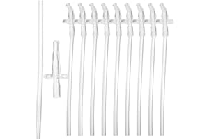 Healvian 5PCS Cannuccia in Silicone Paglia Borraccia Cannuccia Bambini A Prova Di Perdite Cannucce di Ricambio per Bottiglia Cannuccia Pancia Elasticità Bottiglia Di Succo