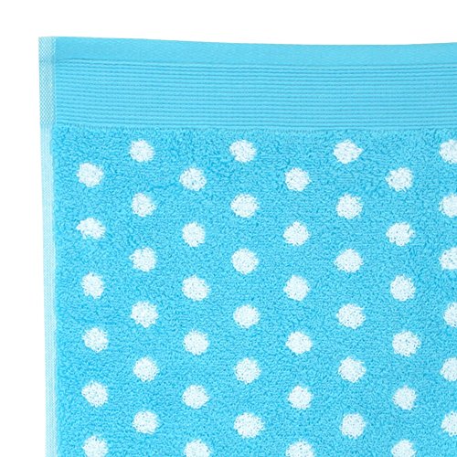 Graphic Dots Handtuch, 50 x 100 cm, 550 g/m2, Farbe: Türkis - 4