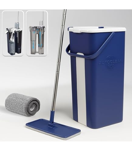 Venteo 2 Ricariche In Microfibra Per Scopa Con Sistema Spinatore - Panni Lavabili E Riutilizzabili, Ecologici, Adatti A Tutti I Pavimenti (Legno, Piastrelle, Linoleum) - 5