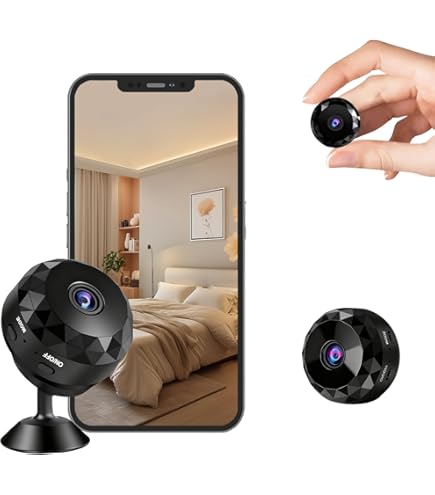 Mini-camera 4K Ultra HD WLAN bewakingscamera met oplaadbare batterij