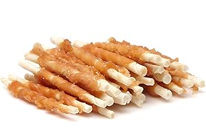 Frigera Snack Perro Palitos de Piel de Buey Enrollados con Pollo Deshidratado - 500 gr