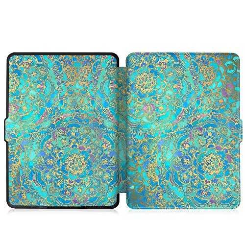 Fintie Kindle Paperwhite Hülle – Die dünnste und leichteste Smartshell Case Schutzhülle Tasche mit auto Sleep / Wake für den neuen Kindle Paperwhite 2016 (mit 300 ppi-Display, 6 Zoll, und integrierter Beleuchtung) und alle Modelle von 2012, 2013, 2014, 2015 – Jade - 8