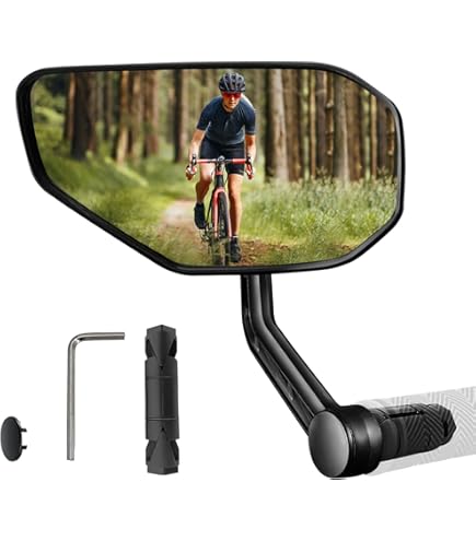 Rétroviseur Gauche Homieway Pour Vélo Et VAE - Miroir HD, Modèle Court
