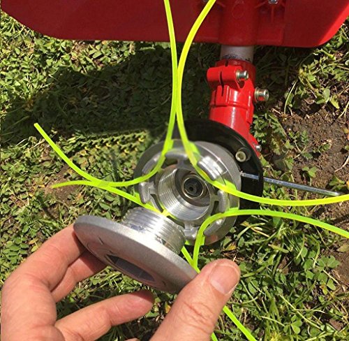 Covermason Aluminium Line Head Trimmer Kopf Spulensatz für Benzin Brushcutter - 5