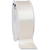C.E. PATTBERG PR&Auml;SENT Cinta regalo sat&eacute;n color marfil, 25 m de cinta de raso para envolver regalos, 40 mm de ancho, cinta de