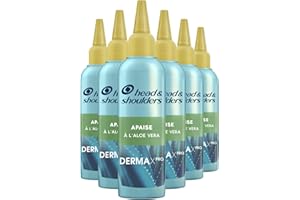 Head & Shoulders Dermaxpro łagodzi, krem do pielęgnacji skóry, do swędzącej suchej skóry głowy, zestaw 6 x 145 ml