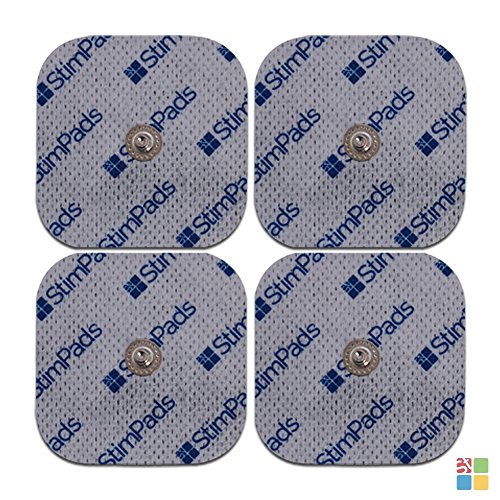 StimPads Electrodos para Compex*, envase con 4 electrodos 50x50mm. ¡Funcionan a la perfección con Compex*,100% compatibles! ¡Ahorra 30% en comparación con los Originales!