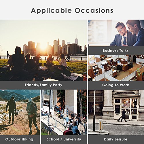 REYLEO Business Rucksack Herren 15 6 Zoll Laptop Tasche Schlanker Tagesrucksack F  r Die Arbeit Und Stadt Wasserdicht Schwarz- 26 Liter RB01 plus