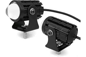 WMLBK LED Motorcycle Headlight,12W Motorcycle Spotlights IP67 Waterproof Driving Lamp Dual Colour Fog Spot Light for Motorcycle Truck ATV (2)
