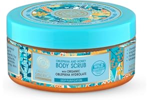 NATURA SIBERICA Peeling Corporal Exfoliante de Oblepikha Miel y Azúcar - Body Scrub 300ml