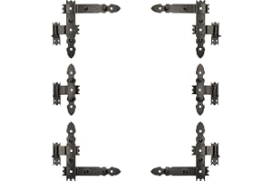 KOTARBAU® Vinkelgångjärn Lämplig för: grindar/dörrar 300 x 300 mm 12 delar Stål Pulverlackerad
