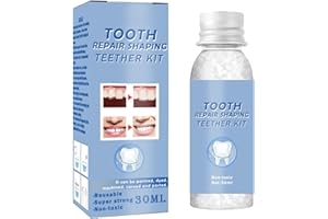 FZDM Temporary Tooth Repair Kits, Tooth Filling Kit, Tooth Repair Beads, issing Tooth Replacement Kit for Temporary Fixing Filling Missing Broken Tooth Moldable Fake Teeth - 30ml