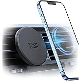 YOSH Porta Cellulare Auto Magnetico per MagSafe, Supporto per iPhone Serie 17/16/15/14/13/12, Ultra Stabile con Magneti N55, 
