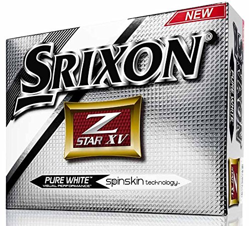Srixon Z Star XV Bolas 4 Capas de Golf, Unisex Adulto, Blanco, Talla Única