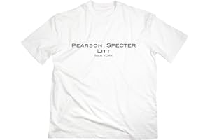 STYLETEX23 Pearson Specter Litt Suits - Maglietta con logo Nero