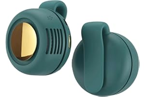 ILESTDG VentiloClip AVENQ™ Ventilateur À Clipser Rechargeable Par USB Pour Chemise, 3 Vitesses Réglables, Mains Libres (Vert)