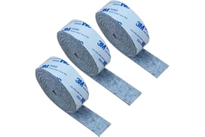 RY-EARL Filzgleiter Möbelgleiter Selbstklebend, 3 Rollen Selbstklebendes Filz für Möbel (100cm * 2cm) Schneiden Sie Jede Form, Stark Filzstreifen Stühle und Möbelfüße, Bodenschutz, Grau Möbelgleiter