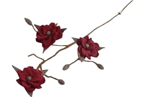 ‎ÉN GRY & SIF Én Gry & Sif Dekorative Zweig-Magnolie für Vase im skandinavischen Stil, Naturfilz, handgefertigt, Fairtrade-zertifiziert, künstliche Blume, Muttertag, Valentinstag, Hochzeitsgeschenk, Frühling,