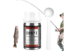 LUCKKY 80g DMPT Fish Attractant,DMPT Attractif pour Poissons,Poudre d'additif pour appâts de pêche,Attractif pour Poissons à Haute Concentration et à Odeur Attrayante,Accessoires d'équipement de pêche
