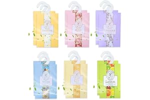 AZONEE Winuoyang Scented Sachet, 12Pcs Fragrance Sachet Bags Wardrobe Fresheners Drawer Fresheners Long Lasting for Drawers Closets, Wardrobes, Bathrooms,Cars, 120 x 190 cm
