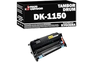 Pulpo Cartucho - Tambor Genérico DK-1150 / TK-1150 / TK-1160 / TK-1170 Negro Drum Compatible con Kyocera 302RV93010 - para Impresoras ECOSYS M2540dn, M2135dn, M2735dw, P2235dn, M2040dn, M2635dn