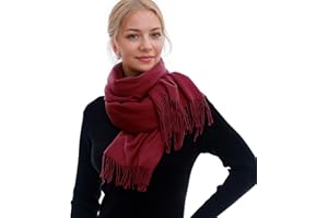 RIIQIICHY Sciarpa Donna Invernale Pashmina Scialle Caldo Stola Regalo Donna Sciarpone Inverno