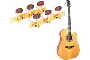 REMAGIC Classical Guitar Tuners, 3L 3R Guitar Strings Tuning Keys Pegs, Guitar Machine Heads Tuners Keys 3L3R Knobs, Guitar Tuning Keys String Pegs Tuners Machine Heads Knobs, Guitar Accessories