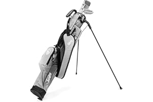 Sunday Golf - Lightweight Sunday Golf Bag with Strap and Stand – Easy to Carry and Durable Pitch n Putt Golf Bag – Golf Stand Bag for The Driving Range, Par 3 and Executive Courses – 31.5 inches Tall…
