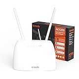 Tenda 4G07 Router 4G LTE Con SIM, Router WiFi AC1200 Dual-Band Con Slot Per Scheda SIM, Porta LAN/WAN, Senza configurazione