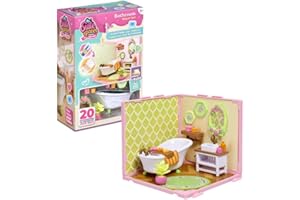 Goliath Suite Spaces - Bathroom Set | Your Room, Your Rules! Contains 20 Bathroom Themed Accessories | Modular Dolls House Rooms with Customizable Furniture & Decor | For Ages 6+