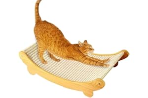 AHSBND Katzen Kratzbrett Kratzlounge Kratzteppich Katze: Sisalbett und Brett Zum Wiederverwendbares Kratzmatte Lounge Katzensofa Kratz Kratzbretter Teppich (61 * 32cm)