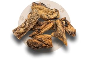 Warnick´s Tierfutterservice - Hundesnack - 2x1000g Rinderlunge fettarm – Naturkausnack 100 % Rind – schonend getrocknet, ohne Zusätze – leicht verdaulich & kalorienarm – ideale Belohnung (2kg)