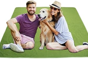 EASY JOY Pattepoint 183 * 178 cm Große Größe Waschbare Trainingsunterlagen für Hunde, Hunde PIPI Matten, Inkontinenzunterlage Hund, Welpenunterlagen Wiederverwendbare für Hunde, Katzen, Hase - Grün