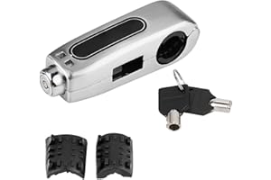 Madezz bloqueo de agarre de motocicleta,Bloqueo de la palanca de freno, manillar de la motocicleta universal Bloqueo de la palanca del freno Agarre del acelerador Bloqueo de seguridad antirrobo