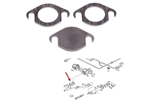 TERISASS Plaque d'obturation de soupape EGR avec joint egr blanking plate+plaque obturation egr 1.6 tdi+plaque egr 2.0 tdi plaque suppression vanne egr 1.9 tdi plaque egr 3l tdi