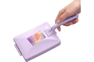 Richolyn Teppichkehrwalze - Tragbare Tischkrümel-Reinigungsbürste | Multifunktionales manuelles Krümel-Schmutz-Reinigungswerkzeug für Boden-Sofa-Tischdecken