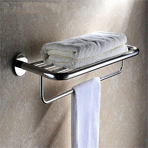 KIEYY Bath towel of racking of equipment of bathroom of thickened suspension of the stainless steel door towels - towels
