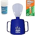 Medisure Steam Inhaler Cup with Menthol BP + Nasal Inhaler Stick - Relief from Catarrh, Colds, Cough, Flu, Influenza, Nasal Congestion and Blocked Sinuses | Suitable for Adults and Kids